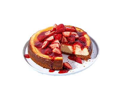 Wafflato Gourock Strawberry Cheesecakes