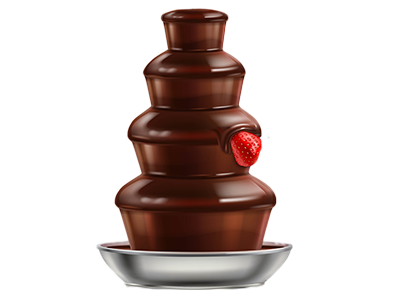 Wafflato Gourock Nutella Fondue Fountain